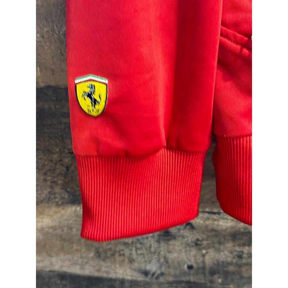 Puma x Scuderia Ferrari Men's Red Full-Zip Track Jacket - Size XXL - Picture 5 of 7
